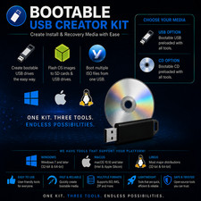 Bootable USB Creator Kit | CD/USB | Create & Flash ISO Installers & Recover Tool picture
