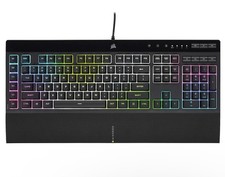 CORSAIR K55 RGB PRO XT Gaming Keyboard, Backlit Per-Key RGB LED, Rubberdome picture
