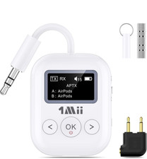 1Mii SafeFly Min+ Bluetooth Transmitter and Receiver,Bluetooth Adapter for Airpl picture
