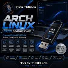 Arch Linux Bootable USB 32GB Prepared Physical Media picture