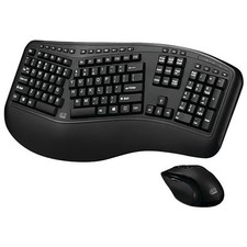 Adesso WKB-1500GB Tru-Form Media 1500 Wireless Ergonomic Keyboard & Laser Mouse picture