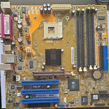 ASUS P4S533-MX ATX Motherboard Socket 478 Intel DDR1 PCI AGP Audio/Video picture
