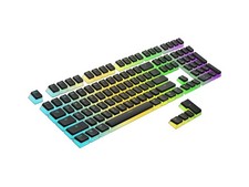 Ranked Pudding PBT Keycaps | 112 Double Shot Translucent ANSI US & ISO Layout... picture