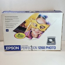Epson Perfection 1260  Photo Scanner / Model J121A * Look Pictures picture