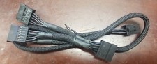 New EVGA 6 Pin to 3 SATA G2 P2 Power Supply Cable Black picture