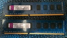 2X Kingston 2GB DDR3 desktop memory stick (RAM) model spec PC3-10600U picture