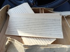 50pcs VINTAGE MAINFRAME COMPUTER PUNCH CARDS. IBM 80-column card format 70-80s picture