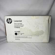 HP CF226XC 26X High Yield LaserJet Toner Cartridge Black Open Box picture