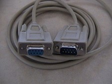 NEW 10ft Serial Cable Male DB9 to Female DB9 Straight Through RS232 picture