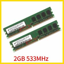For Micron 4GB 2x 2GB 1GB DDR2 533MHz PC2-4200U 240Pin Computer Desktop RAM BT picture