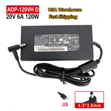 Original MSI Gaming Laptop gf63 Thin Laptop Charger 20V 120W AC/DC Power Supply picture