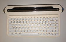 New in Box - Yunzii Actto Retro Mini Bluetooth Keyboard - Cream picture