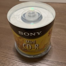 Sony Mini CD-R 200 MB /Mo 22 Minute 8 cm 50 Disc Spindle 1x-24x Read Description picture