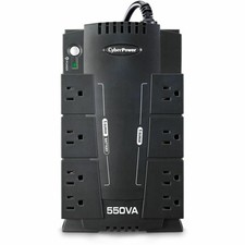 CyberPower UPS Standby Green - 550VA/330W 8-Outlet RJ11 Compact Design CP550SLG picture