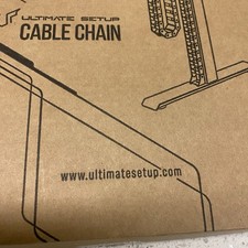 Ultimate Setup Cable Chain  Under Desk Cable Management Vertebrae Black picture