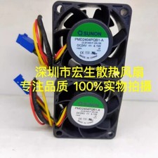 1PCS SUNON PMD2404PQB1-A 4028 DC24V 4.1W 4CM 3-Pin Inverter Cooling Fan picture