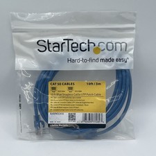 StarTech.com 10 ft Blue Snagless Cat5e UTP Patch Cable Model: RJ45PATCH10 picture