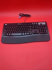 Gateway KB-0532 Elite PS2 Keyboard Black Ergonomic picture
