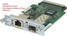 Genuine Cisco EHWIC-1GE-SFP-CU • 1 Port Gigabit Enhanced Network Card Tested picture