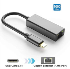 MACBOOK PRO USB C 3.1 TO GIGABIT ETHERNET - RJ45 PORT - SPACE GREY picture