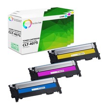 TCT 3PK CLT407S Color Toner Cartridge Set For Samsung CLP320 CLP325 CLX3180 picture
