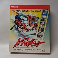 Vintage CANON VIDEO HOME EDITION, PC/MAC Software WINDOWS 95, 98, 2000 & MAC OS picture