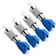 FC Male to LC Female Fiber Optical Connector Convertor Hybrid Fiber Adapter 4Pcs picture