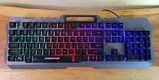 Monster Wired Gaming Keyboard SW-GK802 Colorful Lights MNGK100B-BL picture