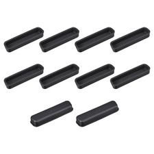 10 x Silicone DB-25 Port Parallel Printer LPT Anti-Dust Stopper Cap Cover Black picture