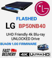 LG WP50NB40 External UHD Friendly 4K Blu-ray Burner LibreDrive MakeMKV Flashed picture
