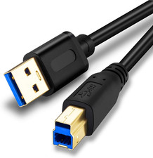 USB 3.0 Cable a Male to B Male 20Ft,Superspeed USB 3.0 A-B/A Male to B Male Cabl picture