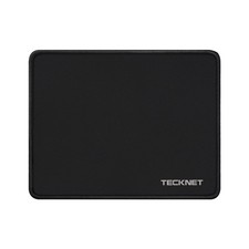 TECKNET Mouse Pad with Anti-fray Stitching, Waterproof Surface & Small, Black picture