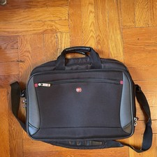Wenger Mainframe 16 Laptop Briefcase Black SwissGear Shoulder Business Bag picture