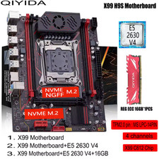 QIYIDA X99 H9S LGA2011-3 Motherboard Kit Xeon E5 2630 V4 16GB DDR4 M.2 NVMe picture