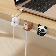 2-3 pcs Cute Cable Clips Organizer Self Adhesive Desk Wire Holder picture