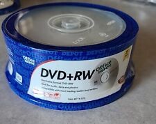 Blank DVD+RW 4.7 GB 25 Pack Office Depot 774-072 DVD RW (120min) rewritable New picture