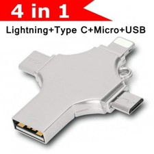 USB OTG 512G/256GB Flash Drive Stick 4 IN 1 Type C for i Phone Android iPad Lot picture