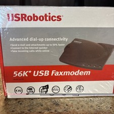 US Robotics USR5633B 56K USB FaxModem Advanced Dial-Up Connectivity Plug & Play picture