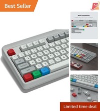 Retro Japanese Style Double Shot PBT Keycaps Set 131 Keys for Mechanical Keyb... picture