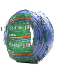 Southwire 250 ft. Blue 24/4 Solid CU CAT5e CMP (Plenum) Data Cable picture