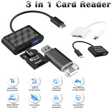 3 in 1 USB Type C Card Reader Micro SD TF Smart Memory Adapter Laptop Computer picture