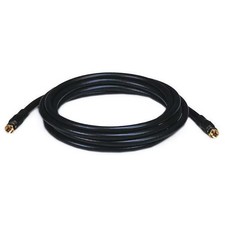 Monoprice Coaxial Cable,RG-6,10 ft.,Black 6313 Monoprice 6313 844660063131 Black picture
