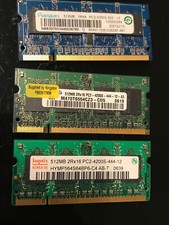 1.5GB DDR2 Hynix Etc. PC4200 SO-DDR2 Notebook Memory RAM (3x512MB) picture