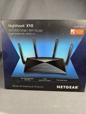 NETGEAR Nighthawk X10 AD7200 WiFi Router Quad Core 4K VR 7200Mbps 6 LAN Ports picture