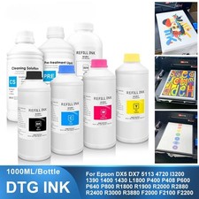 1000ML/Bottle DTG Ink Textile InK For Epson Printer 1390 R1900 R2000 F2000 F2100 picture