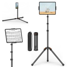 Adjustable 72in Tablet Floor Stand Tripod, Aluminum Holder for iPad & Tablets picture