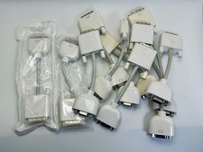 10x MAC/MINI/PRO DVI to VGA Video Adapter Cable 603-8471/603-8525 OEM Dongle LOT picture