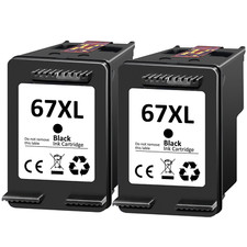 1-3PK 67-XL  67XL XXL Black & Color Ink for HP Deskjet 4155e Plus 4122 4132 4155 picture