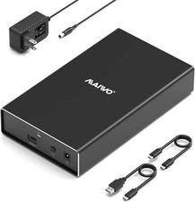 MAIWO External SAS Enclosure,SAS/SATA Hard Drive Enclosure for 2.5/3.5 inch S... picture