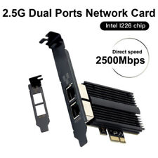 Dual Port RJ45 LAN NIC Gaming Card 2.5G Gigabit Network Card Intel I226 PCI-E x1 picture